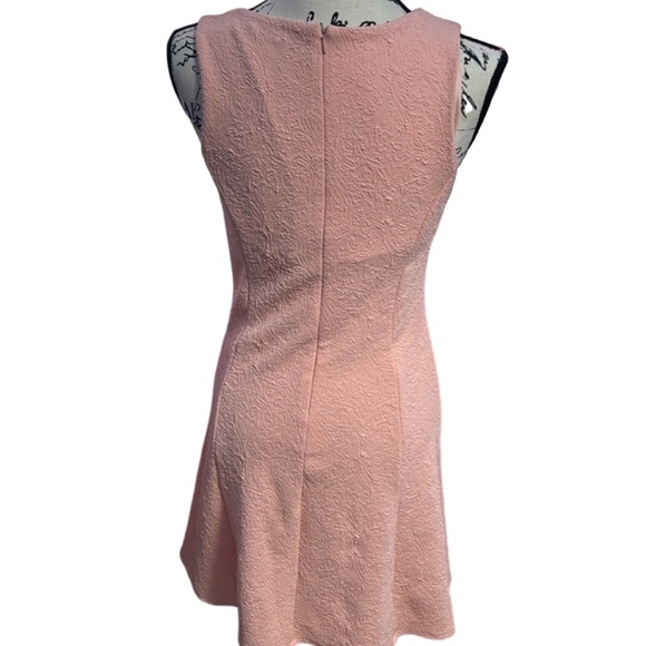 YA Los Angeles Blush Textured Fit & Flare Dress - Picture 2 of 9